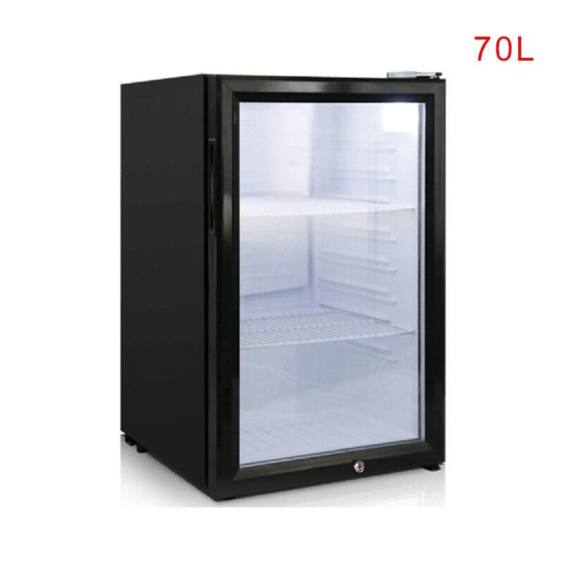 Small Réfrigérateur Food Sample Cabinet 70L Single Door With Lock Réfrigérateur Small Storage Cabinet