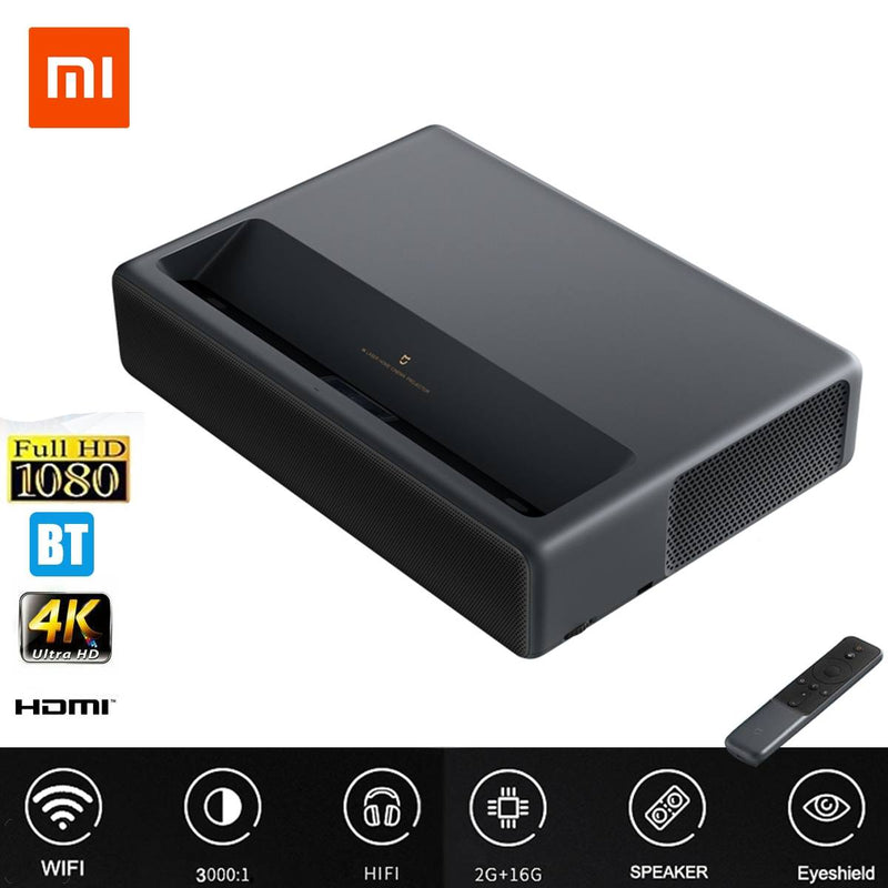 Xiaomi Mijia Laser 4K Projector Full HD 2GB 16GB MIUI TV Laser HDR bluetooth WiFi 3D Home Theatre System Global Version