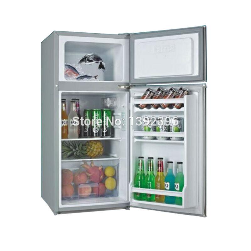 Compresseur solaire fridge cosmetic refrigerator refrigerant 12v automoble refrigerator soalr panel freezer 108L