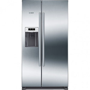 American fridge freezer Bosch KAI90VI20 Inox 1.77m class TO +