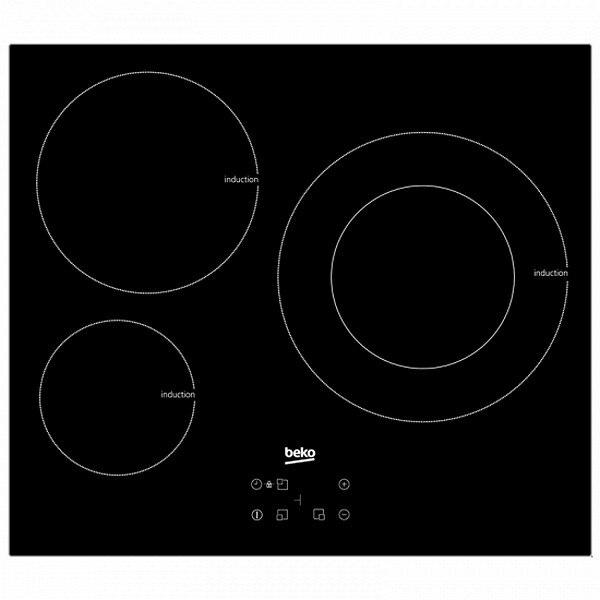 Induction Hot Plate BEKO HII63402AT 60 cm Negro (3 feux)