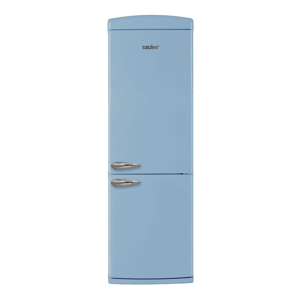 Réfrigérateur combi Sauber Scr190A A + High 190 Cm Wide 60 Cm Blue