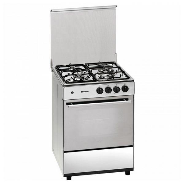 Cuisinière au gaz butane Meireles 60 cm 49 L Steel (3 Stoves)