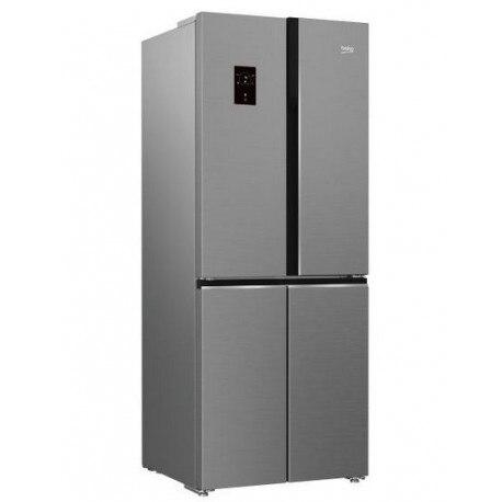 Réfrigérateur American Beko GNE480E20ZXP 192x76cm TO + inox titanium