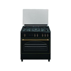 Gaziniere Vitrokitchen RU9060 90 cm 110 L Anthracite (5 Stoves)