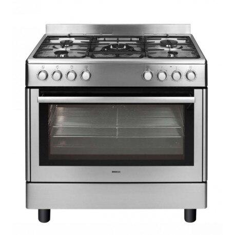 Cuisiniere Beko GM15121DX Inox Gas 90x60 Wok